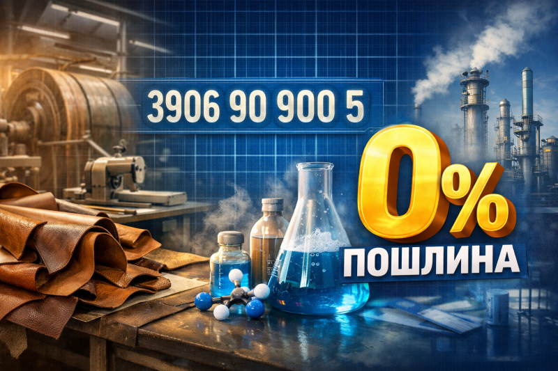 ЕЭК уточнила коды ТН ВЭД и установила нулевые пошлины для сырья легкой и химической промышленности