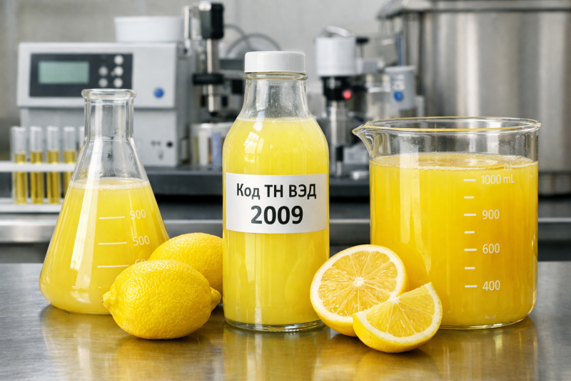 Классификация приправы «натуральный сок лимона» в ТН ВЭД ЕАЭС