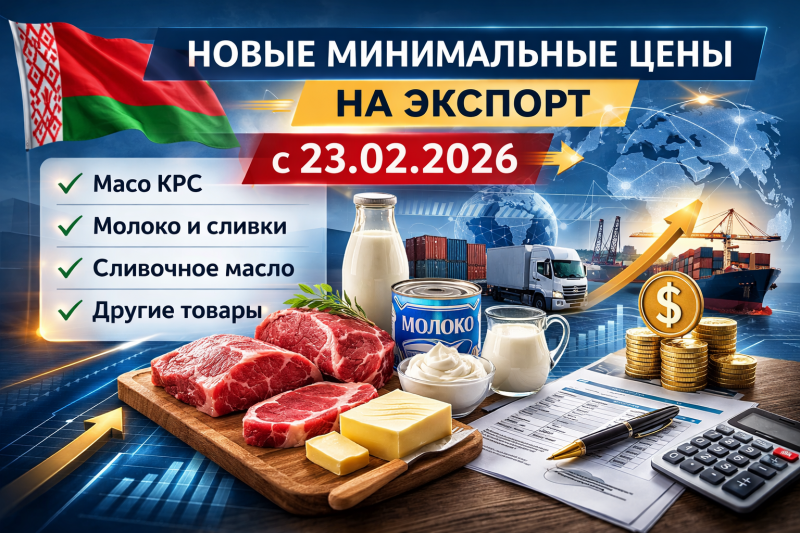 Минсельхозпрод установил новые минимальные экспортные цены с 23.02.2026