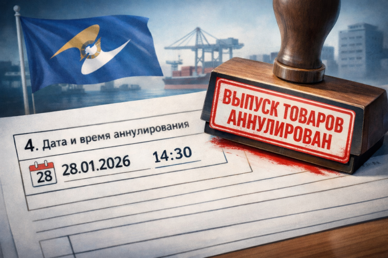 ЕЭК уточнила оформление аннулирования выпуска товаров