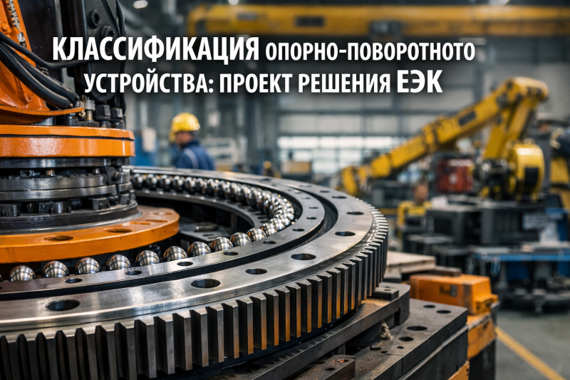 Классификация опорно-поворотного устройства в ТН ВЭД ЕАЭС: проект решения ЕЭК