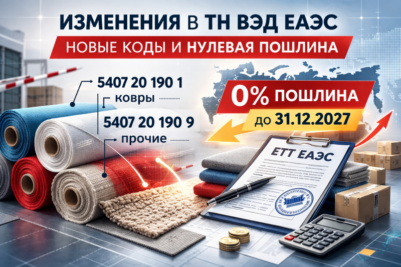 ЕЭК уточнила классификацию тканей и установила нулевую пошлину до 2027 года