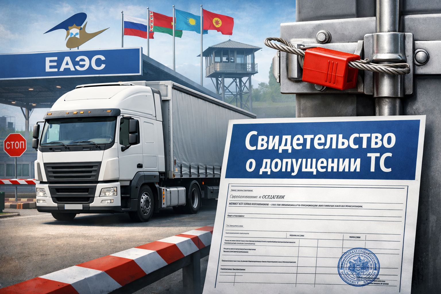 ЕЭК утвердила новые формы свидетельства допуска ТС к перевозке под пломбами