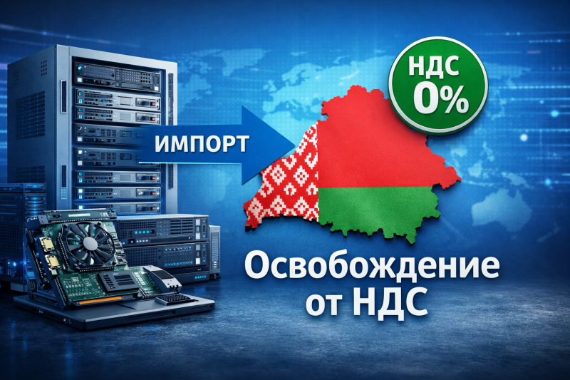 Расширен перечень оборудования, освобождаемого от НДС при ввозе в Беларусь