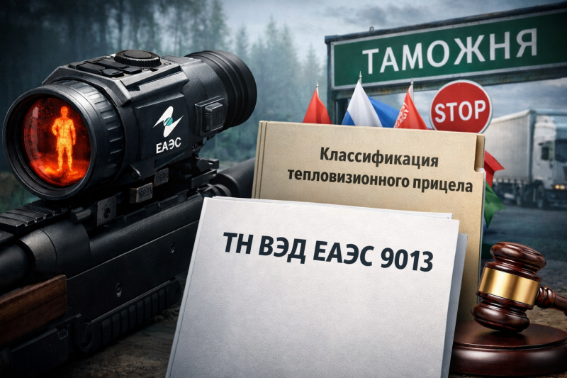 Классификация тепловизионного прицела по ТН ВЭД ЕАЭС вынесена на обсуждение